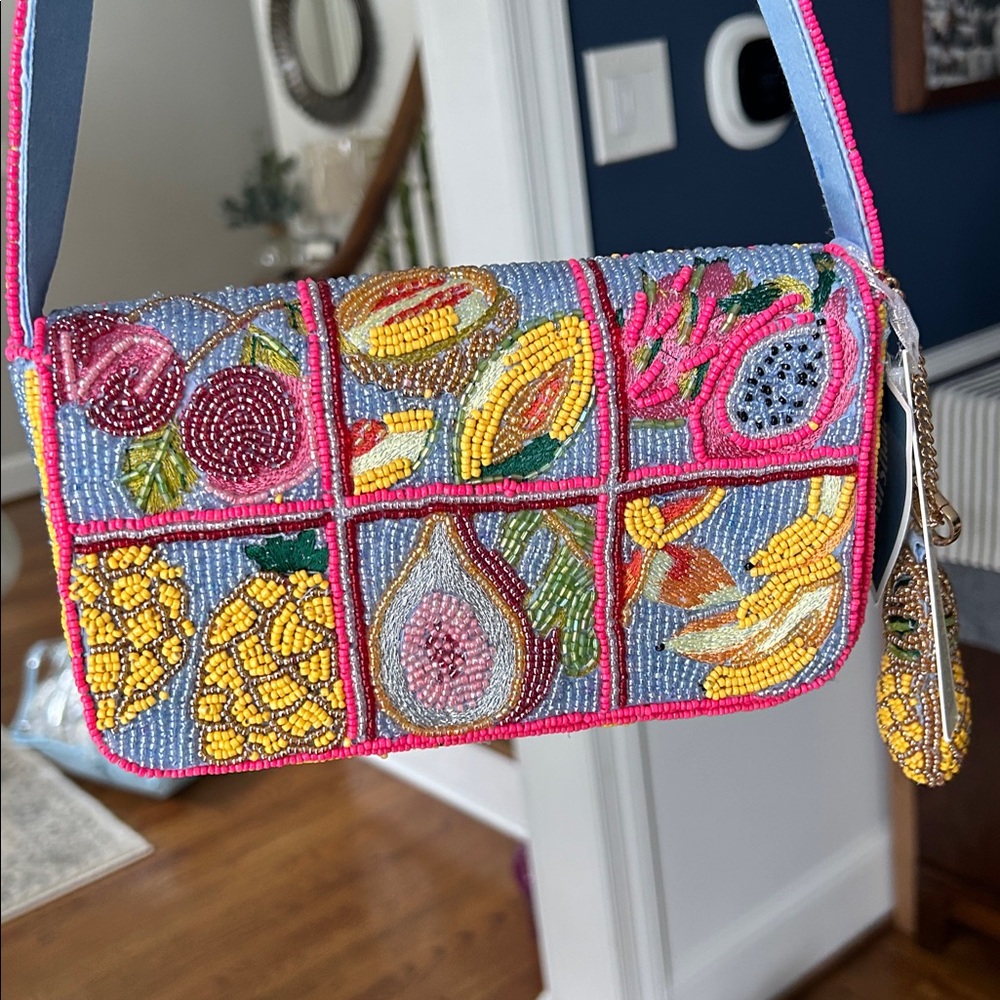 Made in India Fruit Beaded Bag